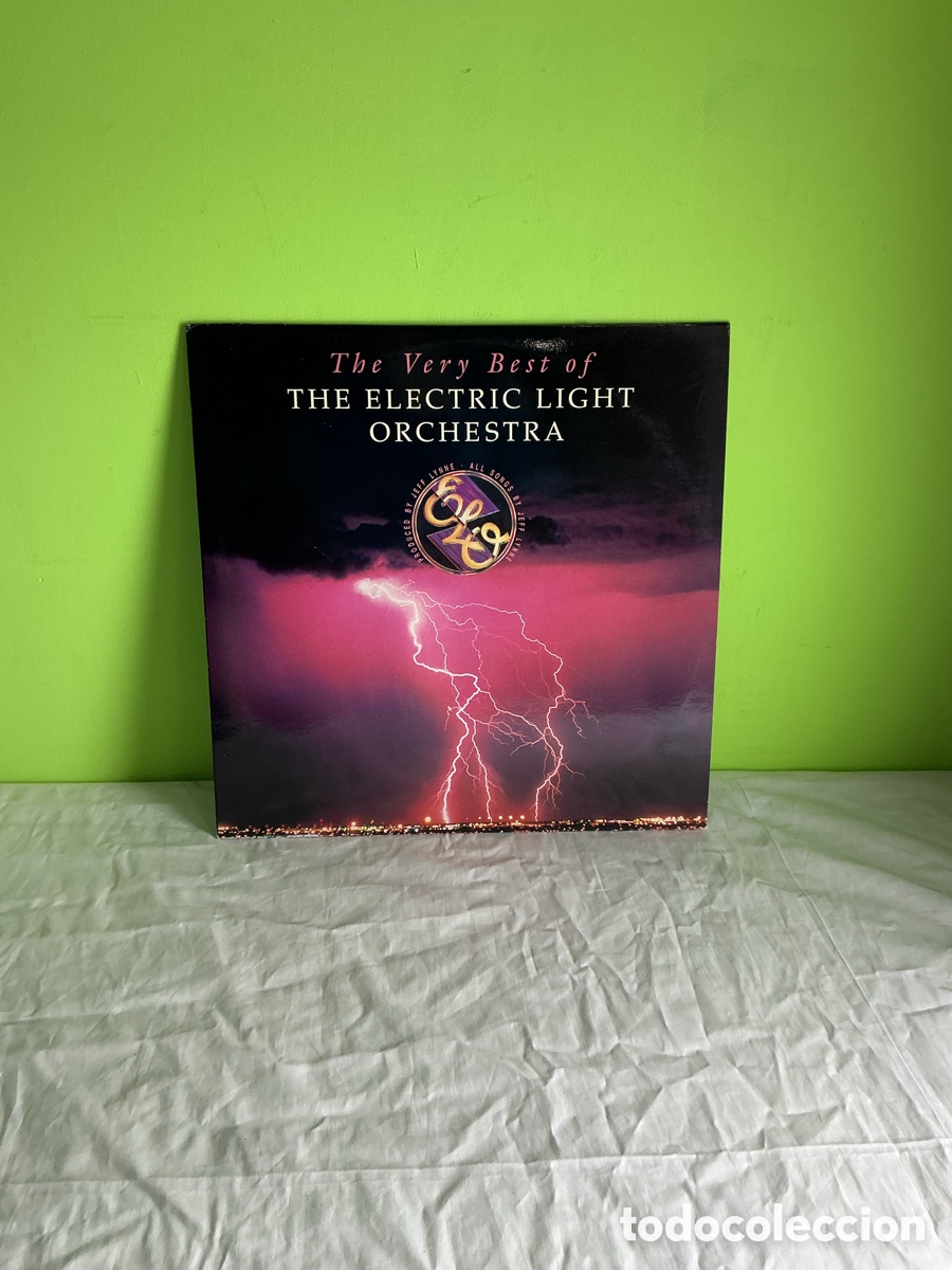 Discos de vinilo: Electric Light Orchestra &ndash; The Very Best of E.L.O. &ndash; Doble LP Epic 1990 Espa&ntilde;a