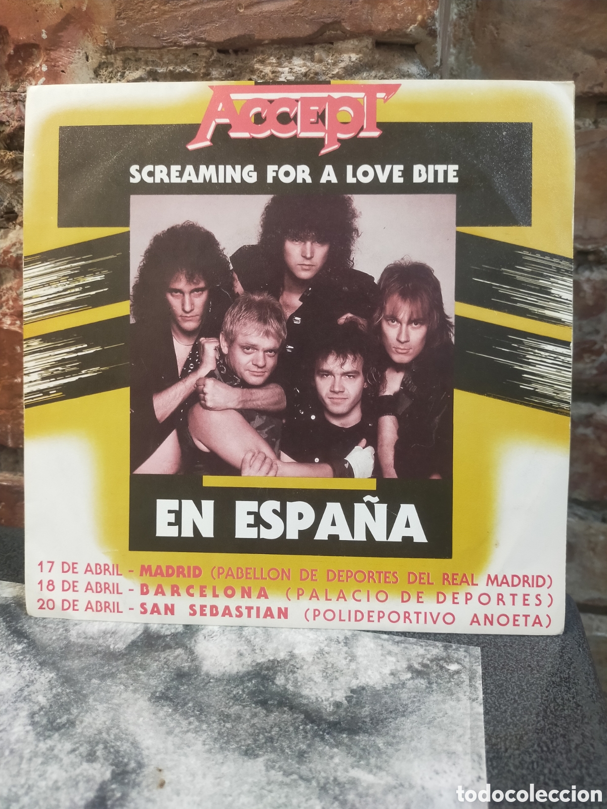 Discos de vinilo: Single ACCEPT Screaming For A Love Bite