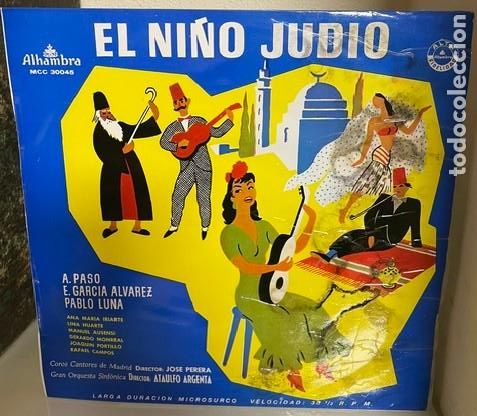 Discos de vinilo: LP - EL NI&Ntilde;O JUDIO - A. PASO - E. GARCIA ALVAREZ - PABLO LUNA - ALHAMBRA - MCC 30045