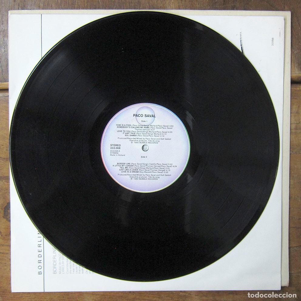 Discos de vinilo: PACO SAVAL - BORDERLINE - 1980 - - Foto 4