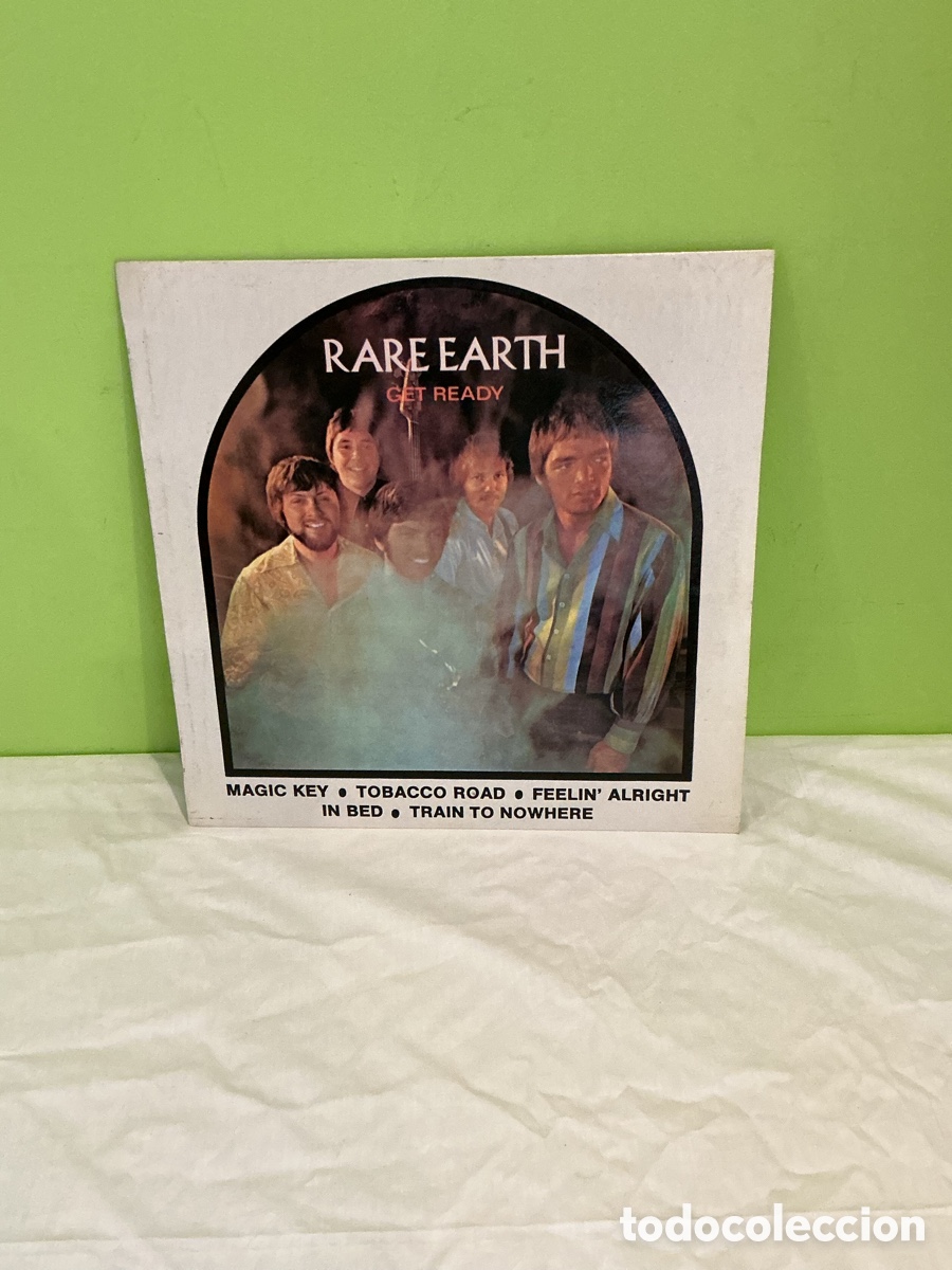 Discos de vinilo: Rare Earth &ndash; Get Ready &ndash; LP Motown Espa&ntilde;a 1983 &ndash; Soul / Funk / Rock