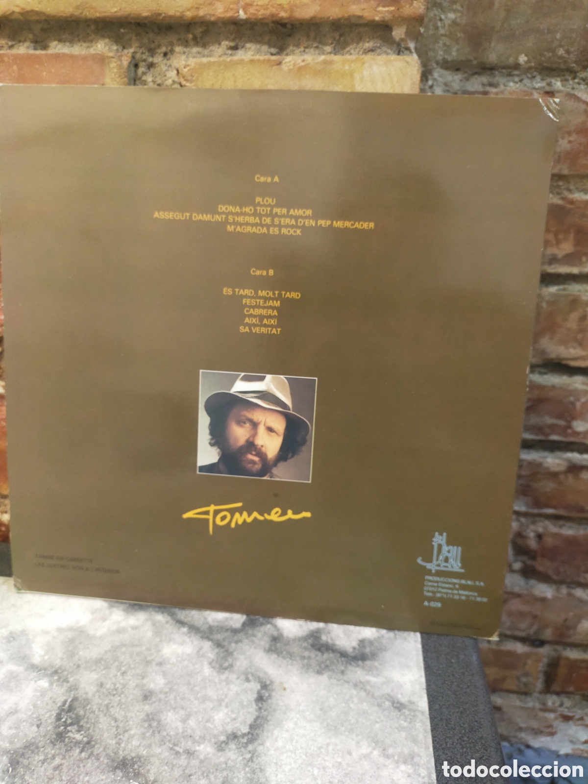 Discos de vinilo: LP Tomeu Penya - Tomeu - Foto 2