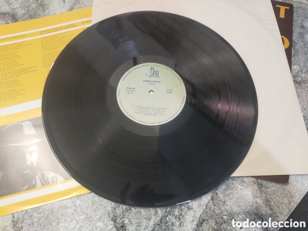 Discos de vinilo: LP Tomeu Penya - Tomeu - Foto 4