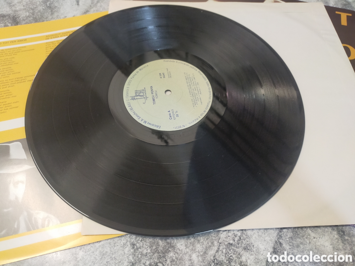 Discos de vinilo: LP Tomeu Penya - Tomeu - Foto 5