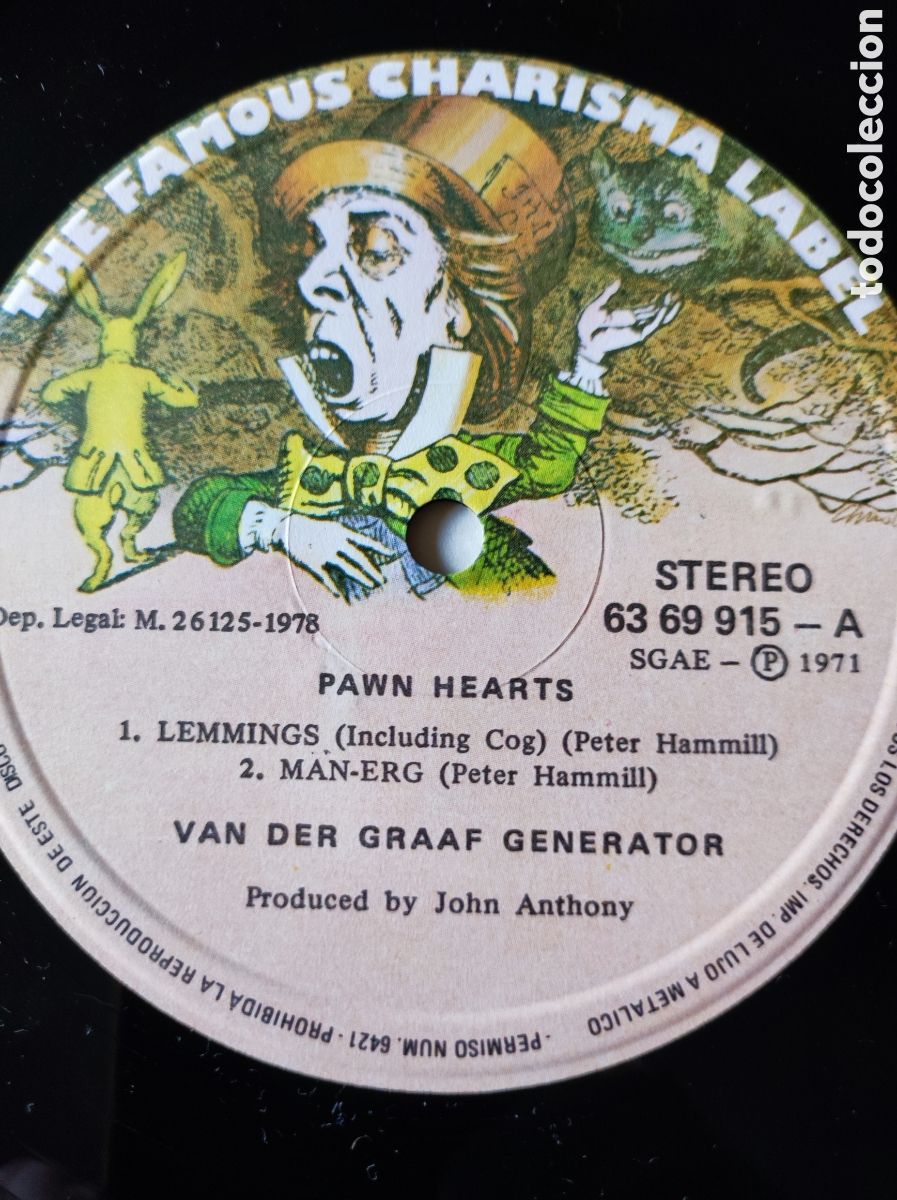 Discos de vinilo: VAN DER GRAAF GENERATOR - PAWN HEARTS - Foto 5