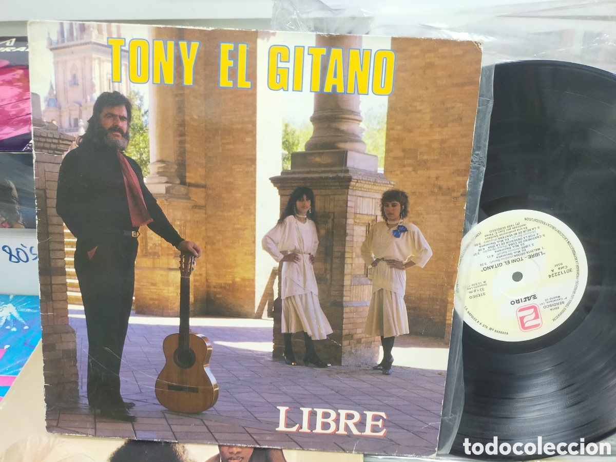Discos de vinilo: Tony el gitano lp libre 1988 escuchado - Foto 1