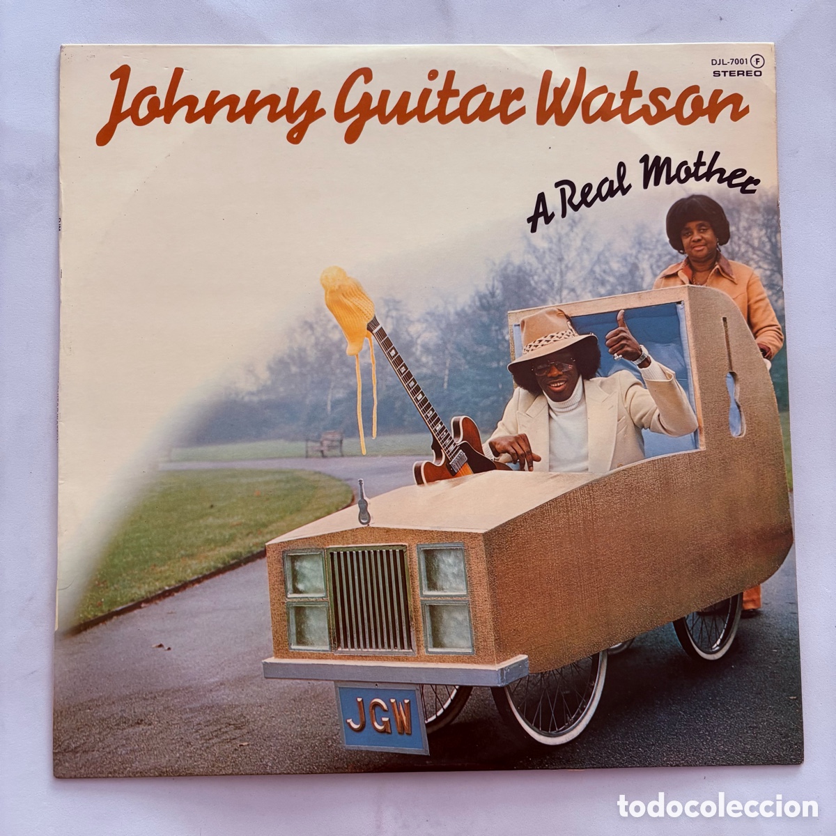 Discos de vinilo: lp Johnny Guitar Watson &lrm;&ndash; A Real Mother edicion espa&ntilde;ola de 1977