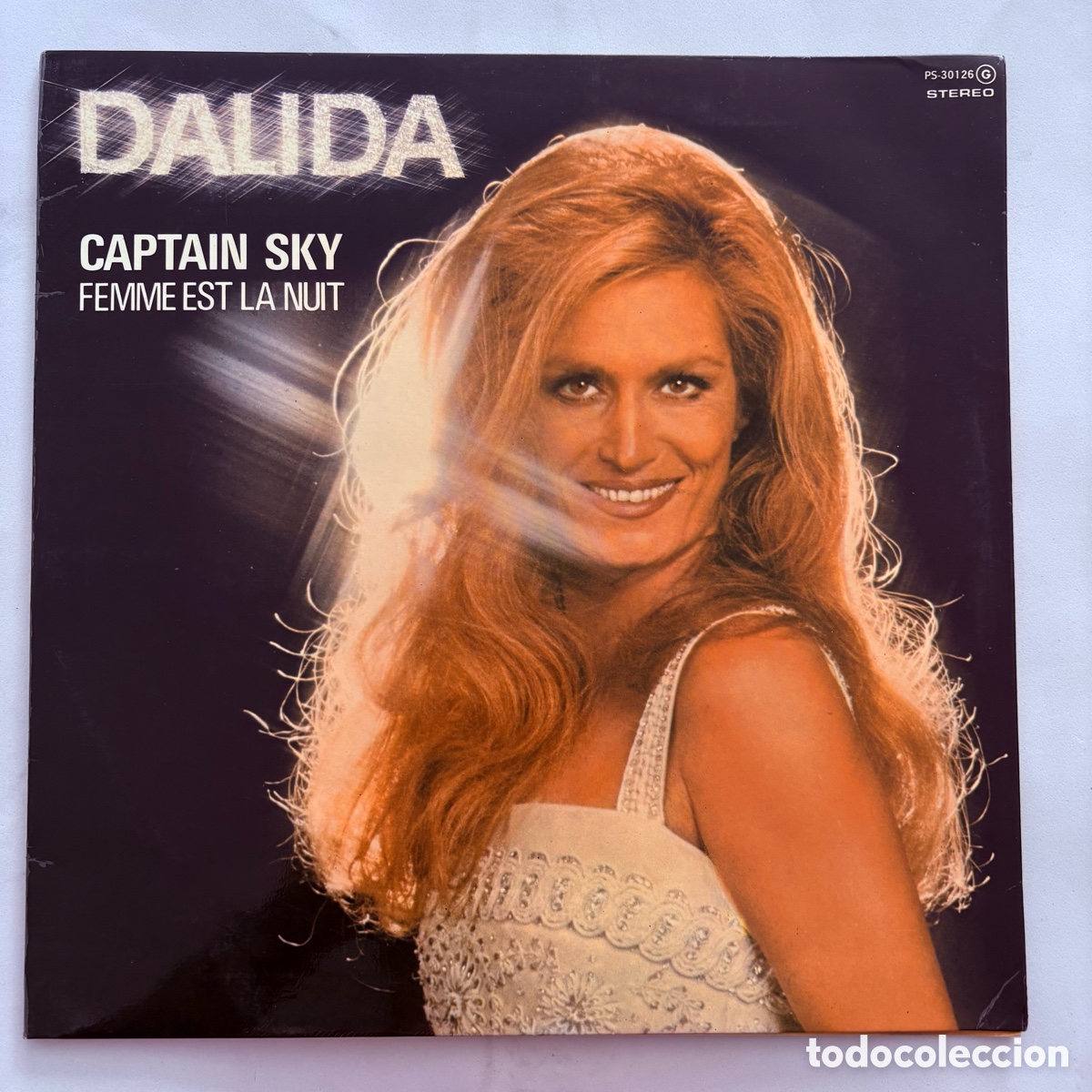 Discos de vinilo: lp Dalida &ndash; Captain Sky - Femme Est La Nuit edicion espa&ntilde;ola de 1977