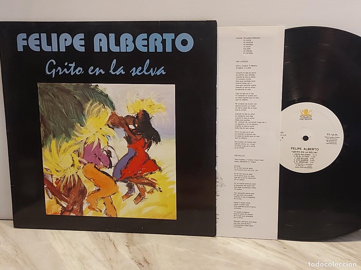 Discos de vinilo: FELIPE ALBERTO | GRITO EN LA SELVA | LP | POP RECORDS POP-101-LP | 1993 | MBC. ***