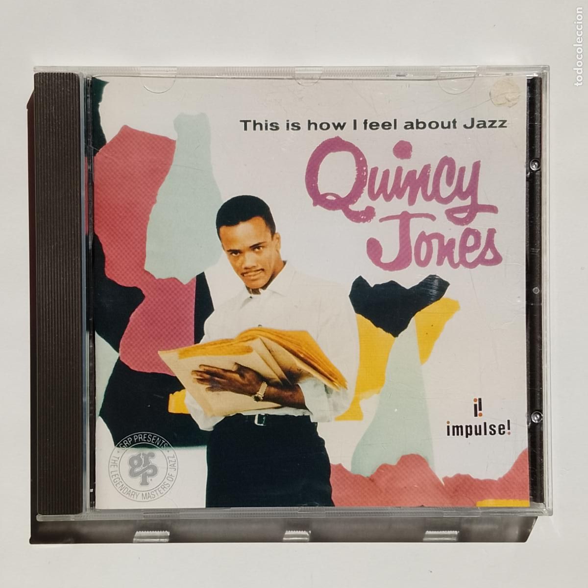 Discos de vinilo: Quincy Jones-This Is How I Feel About Jazz (CD Impulse!) RE clasico 1957. colab. Charles Mingus...