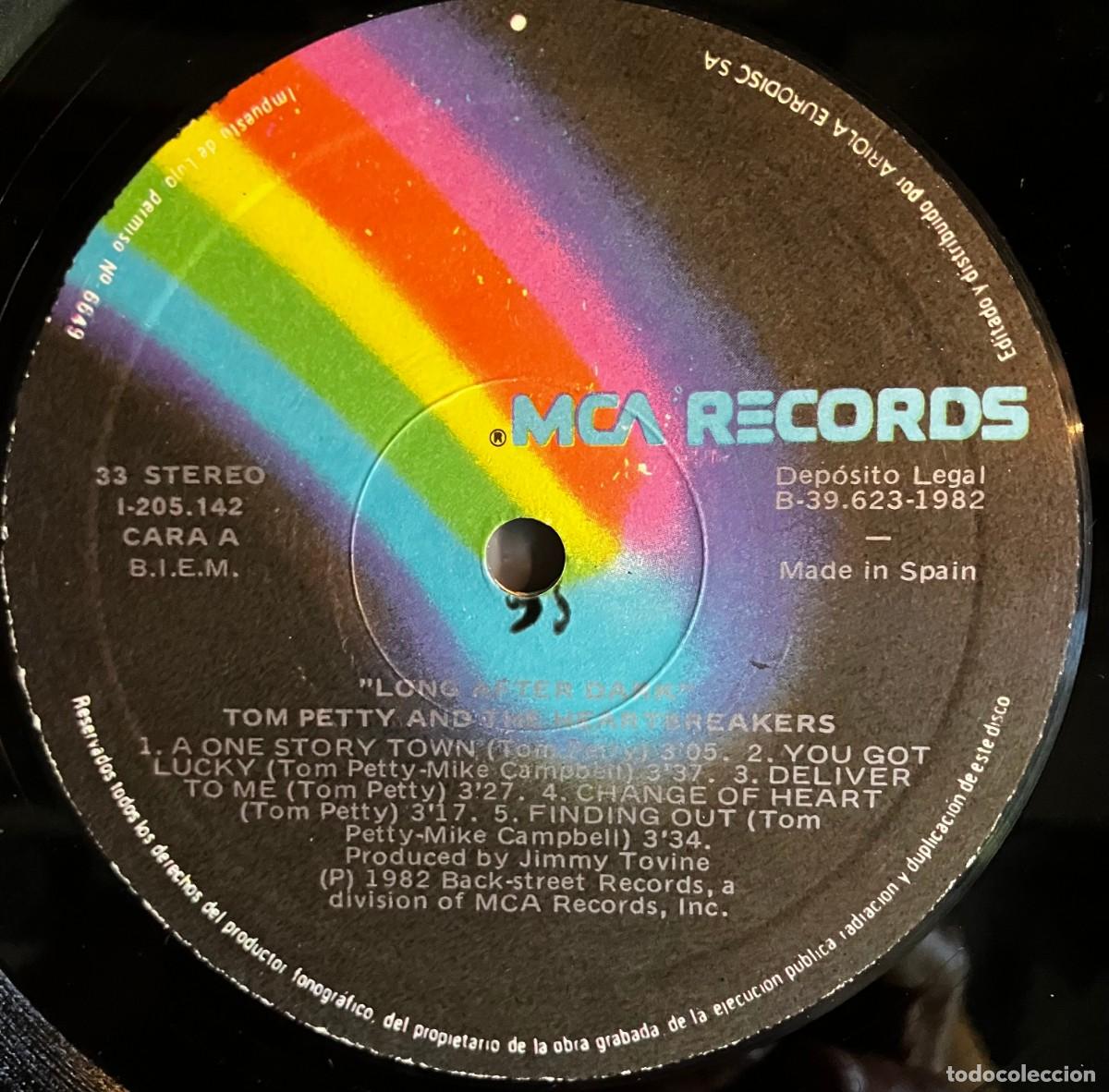 Discos de vinilo: TOM PETTY - LONG AFTER DARK, LP edic Spain 1982 - Foto 3