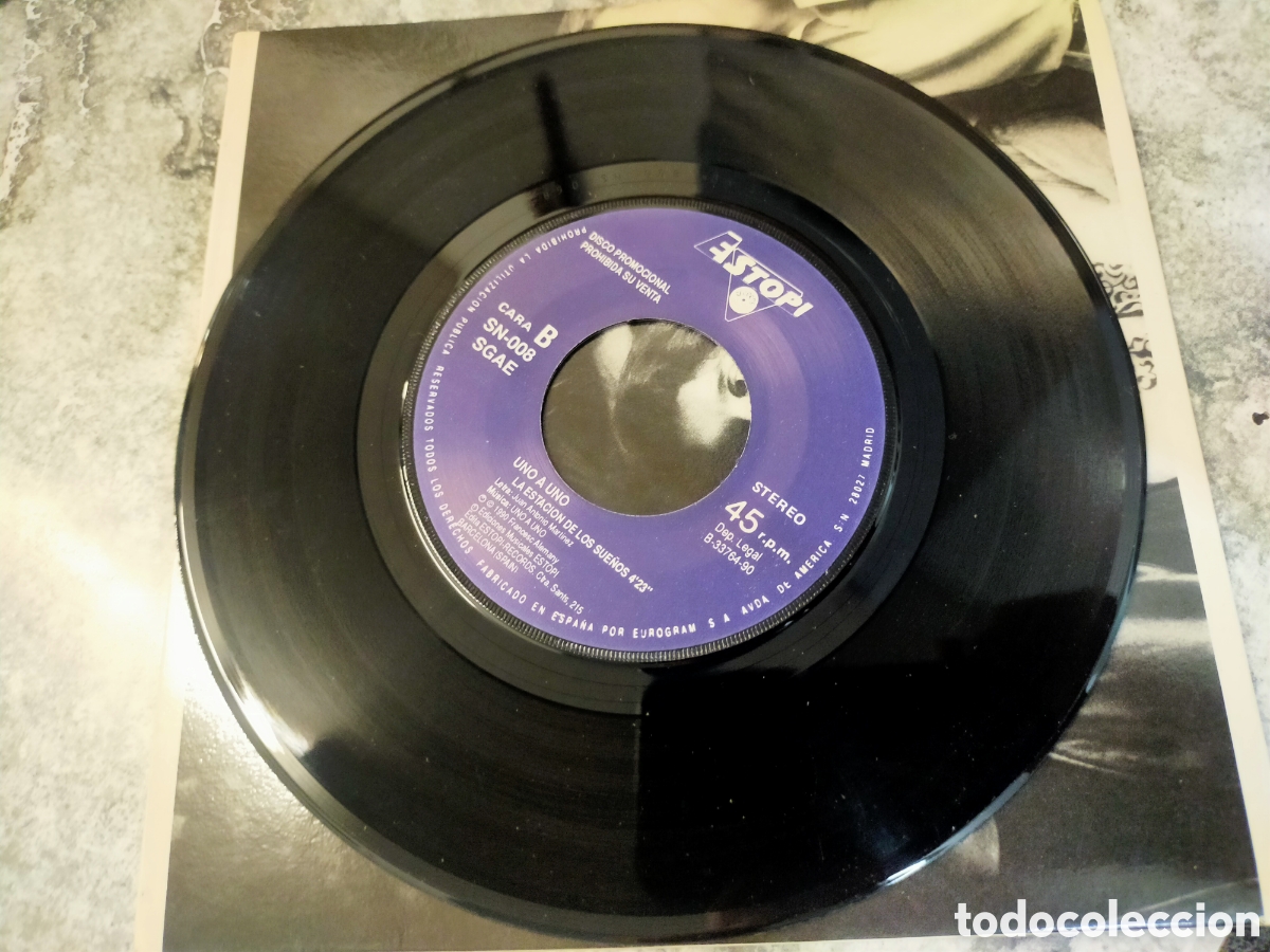 Discos de vinilo: Single UNO A UNO ESTOPI - Foto 4