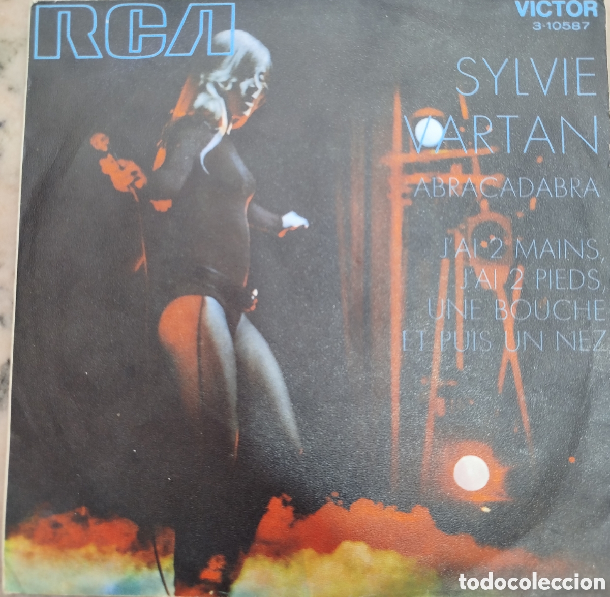 Discos de vinilo: Sylvie Vartan &ndash; Abracadabra / B J'ai 2 Mains, J'ai 2 Pieds, Une Bouche Et Puis Un Nez