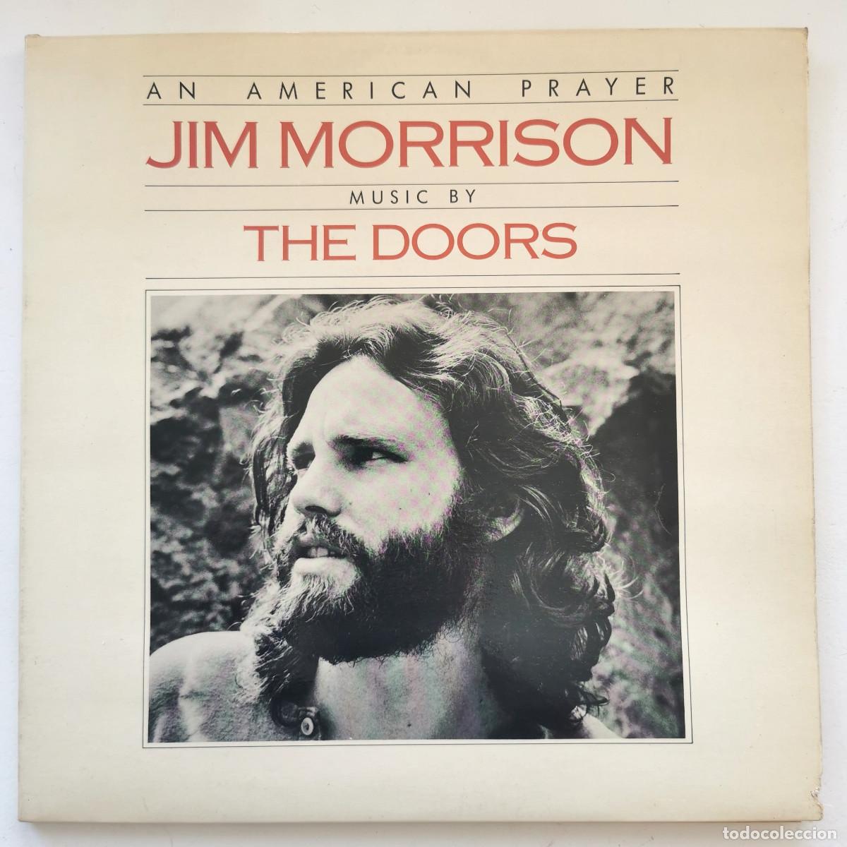 Discos de vinilo: DISCO PERFECTO - JIM MORRISON / THE DOORS &ndash; AN AMERICAN PRAYER &ndash; ESPA&Ntilde;A 1979 &ndash; CON LIBRETO