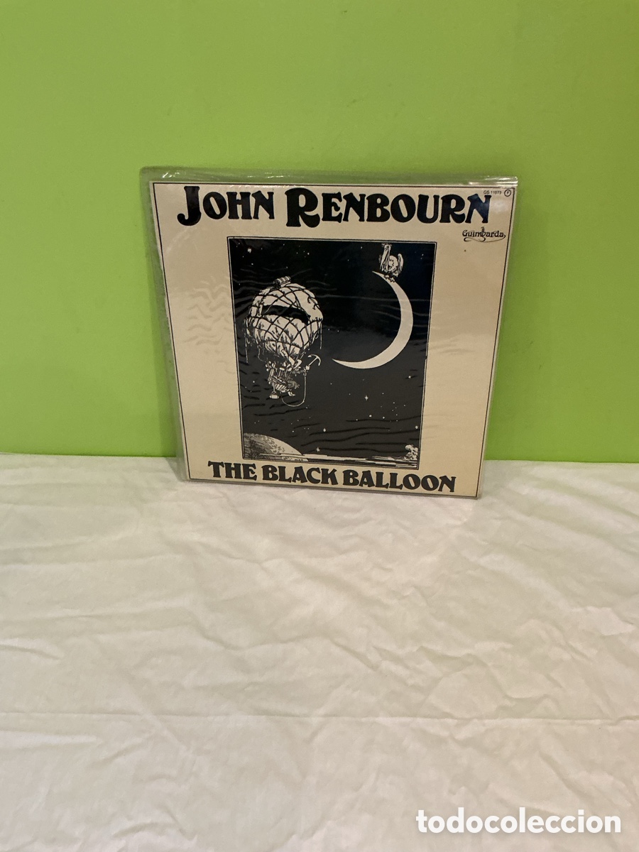 Discos de vinilo: John Renbourn &ndash; The Black Balloon &ndash; LP Transatlantic Espa&ntilde;a 1979