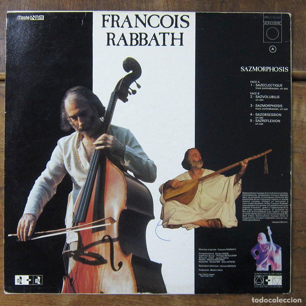 Discos de vinilo: FRANCOIS RABBATH - SAZMORPHOSIS - 1977 - - Foto 2