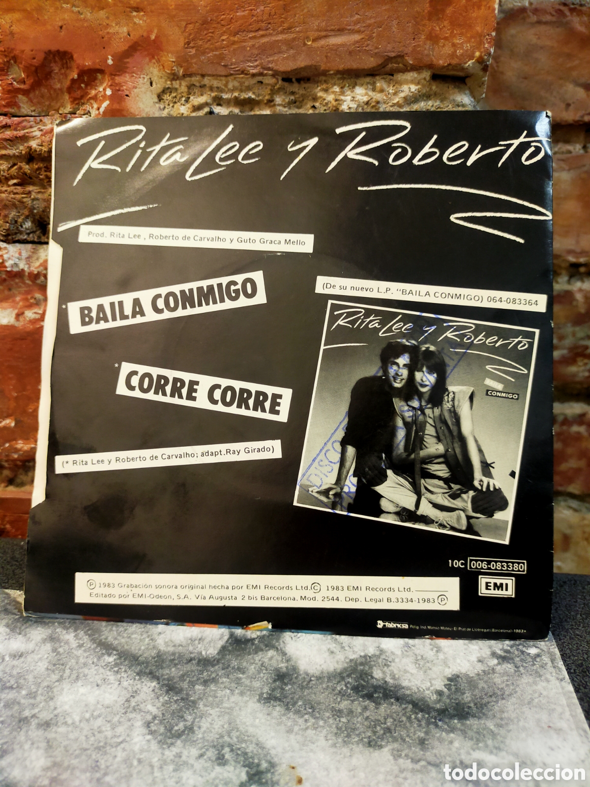 Discos de vinilo: Vinilo Rita Lee y Roberto Baila Conmigo - Foto 2