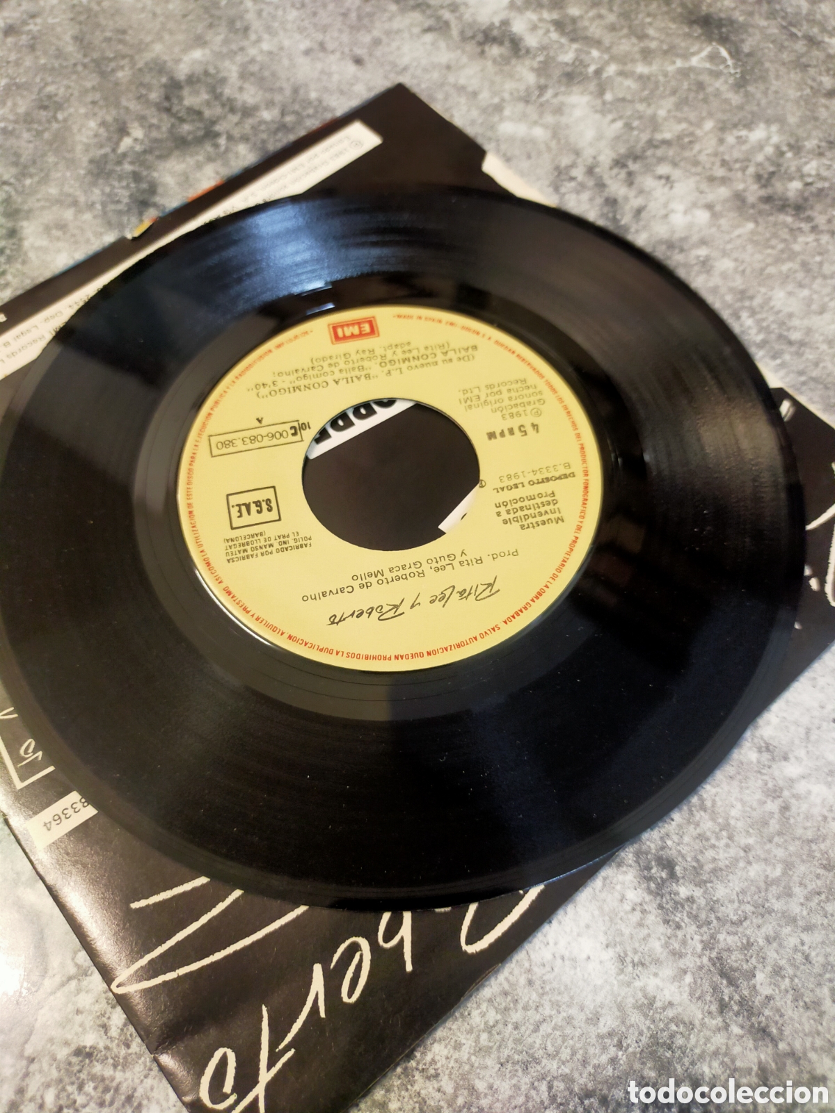 Discos de vinilo: Vinilo Rita Lee y Roberto Baila Conmigo - Foto 3