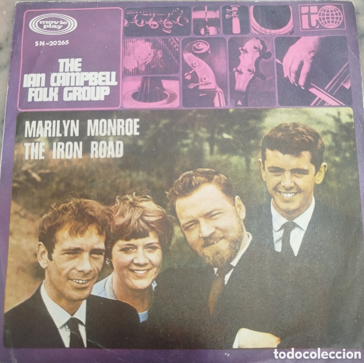 Discos de vinilo: IAN CAMPBELL FOLK GROUP, THE: MARILYN MONROE / THE IRON ROAD