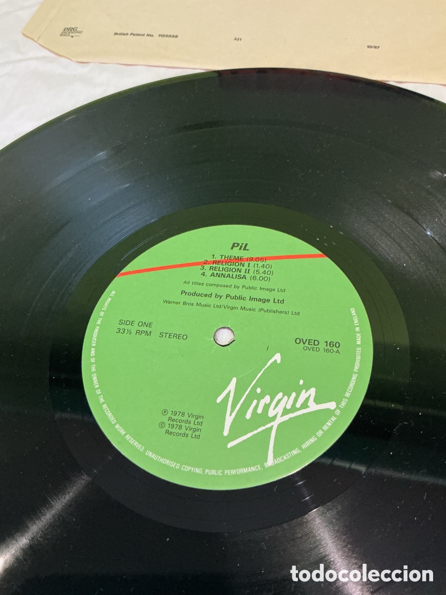 Discos de vinilo: Public Image Ltd &ndash; First Issue &ndash; LP Virgin UK 1978 &ndash; PiL - Foto 3