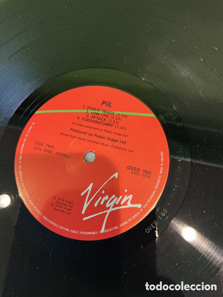 Discos de vinilo: Public Image Ltd &ndash; First Issue &ndash; LP Virgin UK 1978 &ndash; PiL - Foto 5
