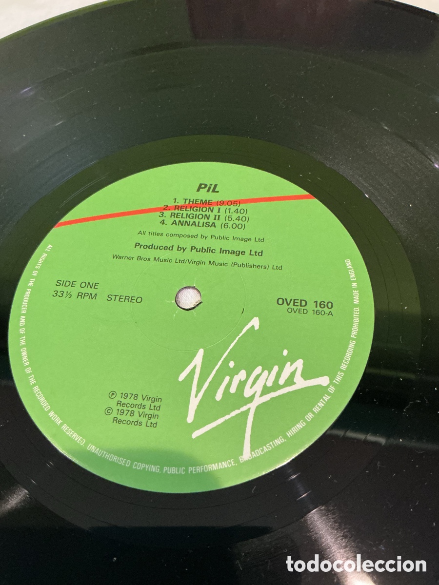 Discos de vinilo: Public Image Ltd &ndash; First Issue &ndash; LP Virgin UK 1978 &ndash; PiL - Foto 6