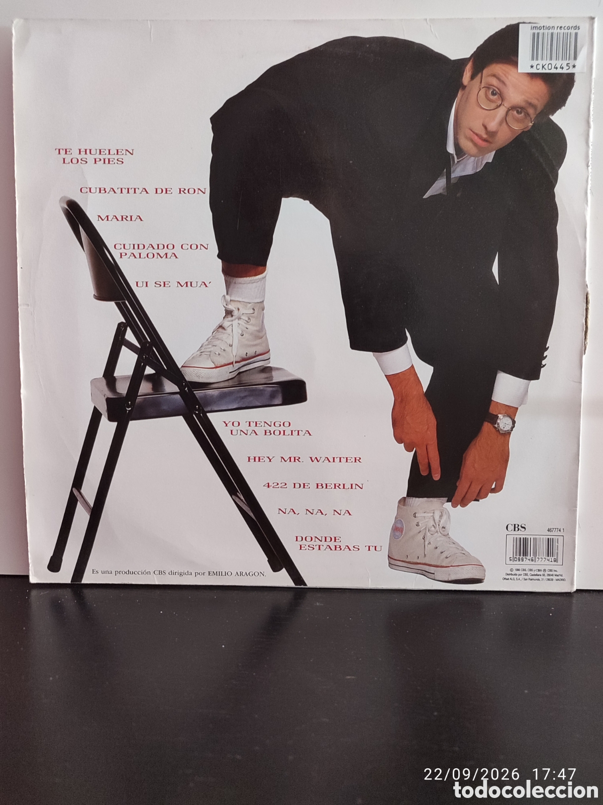 Discos de vinilo: Emilio Arag&oacute;n &ndash; Te Huelen Los Pies - Foto 2