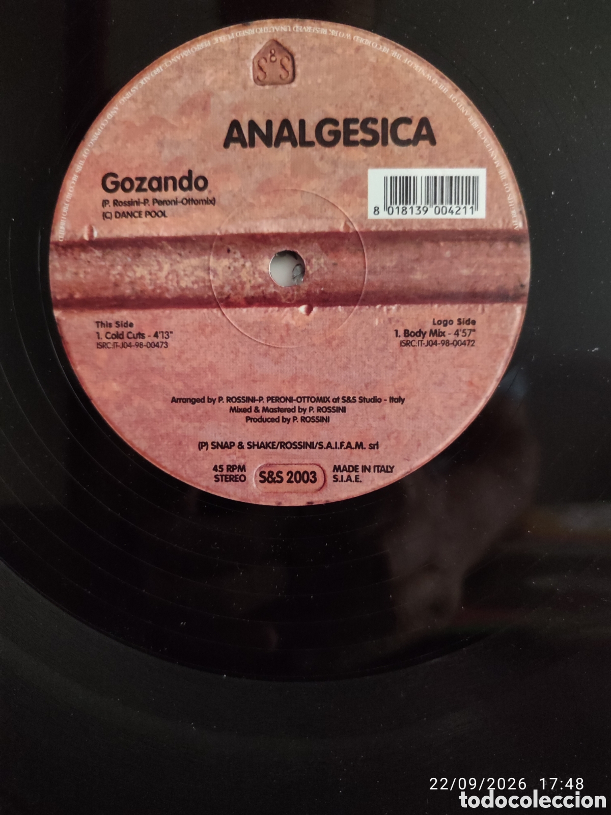 Discos de vinilo: Analgesica &ndash; Gozando - Foto 1