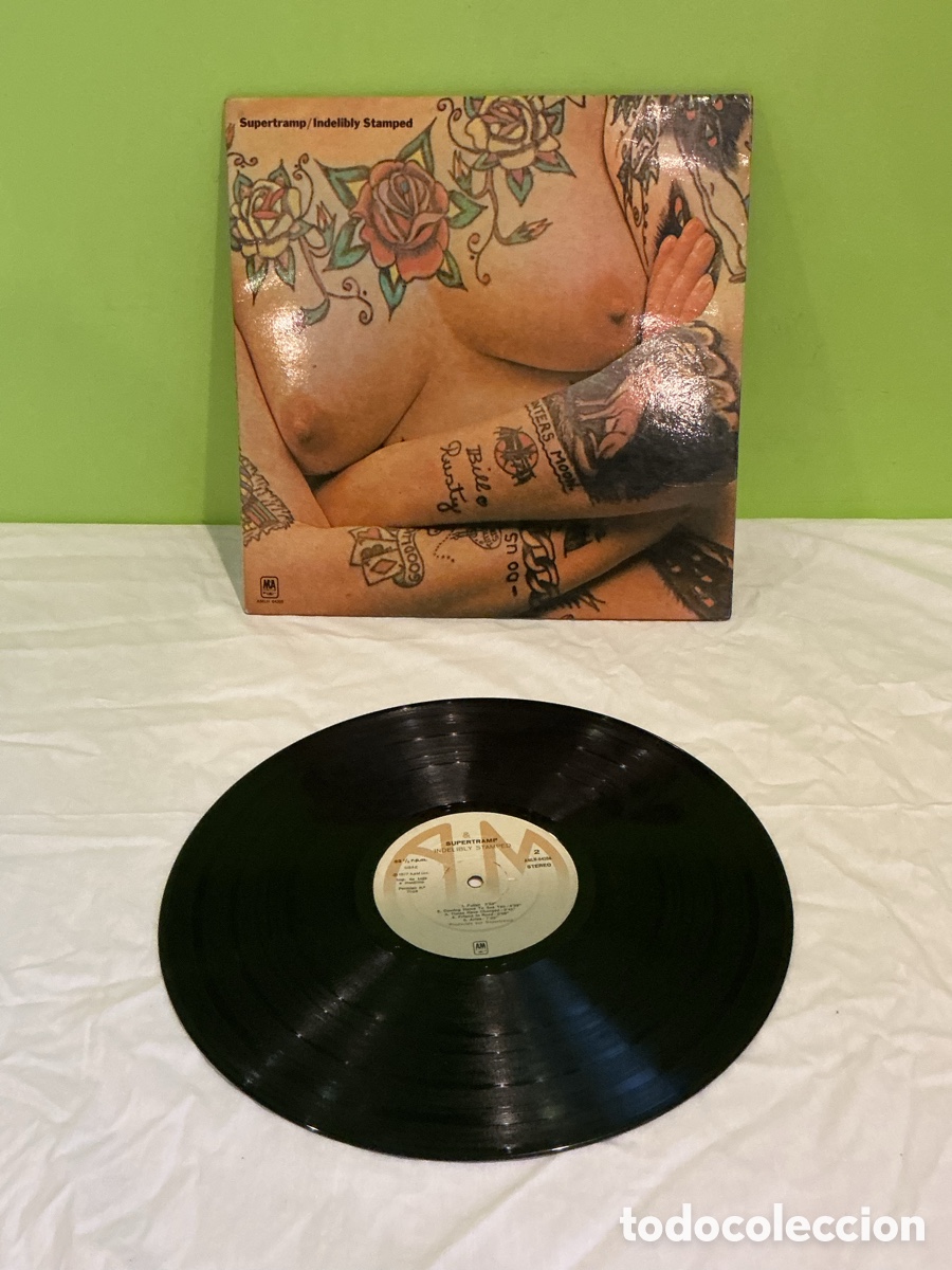Discos de vinilo: Supertramp &ndash; Indelibly Stamped &ndash; LP A&M &ndash; Rock Progresivo - Foto 5