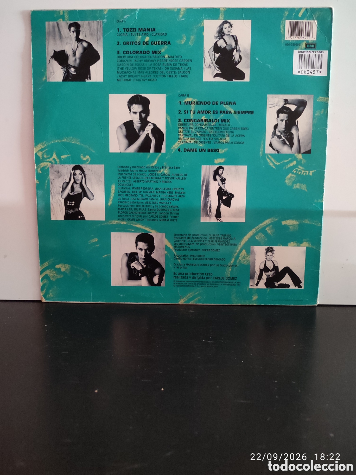 Discos de vinilo: Garibaldi &ndash; Gritos De Guerra, Gritos De Amor - Foto 2