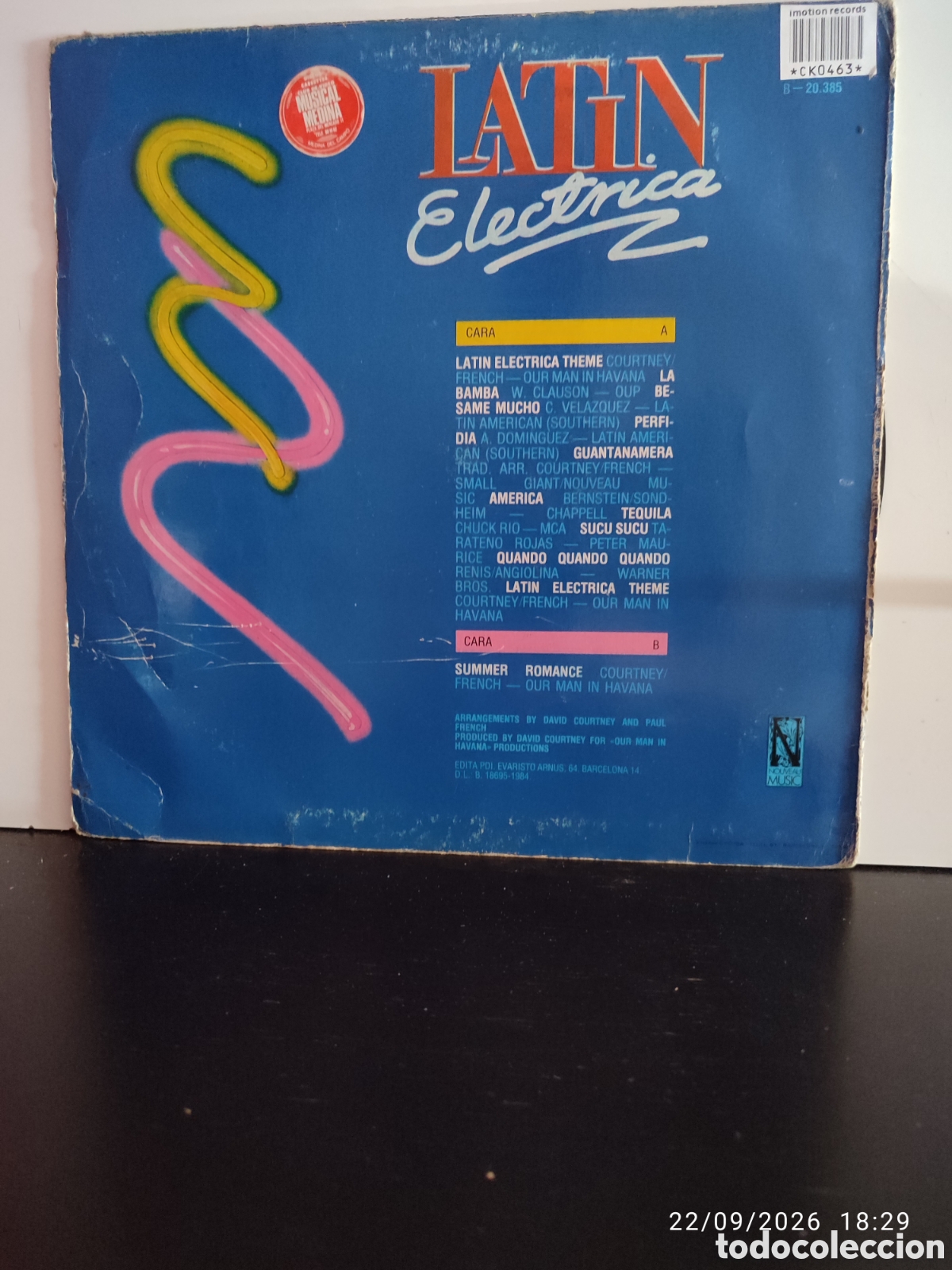 Discos de vinilo: Disco de vinilo CK0463 - Foto 2