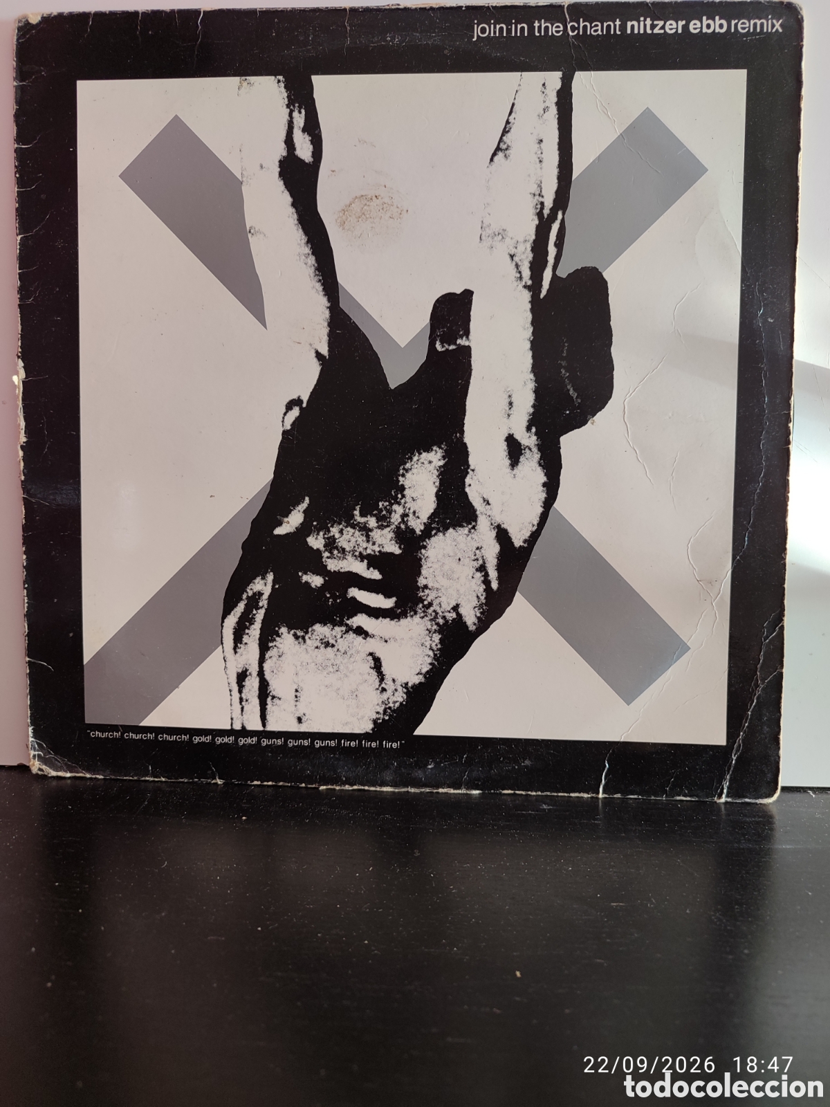 Discos de vinilo: Nitzer Ebb &ndash; Join In The Chant (Remix) - Foto 1