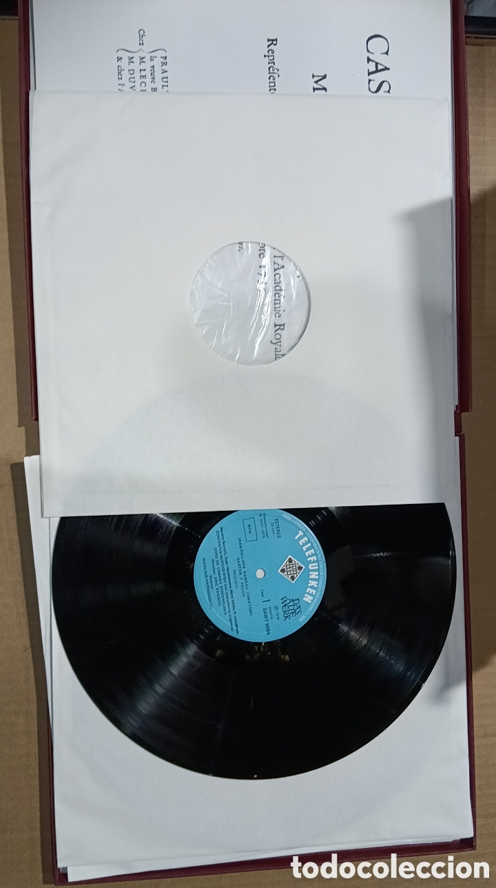 Discos de vinilo: CASTOR POLLUX RAMEAU TELEFUNKEN 4 DISCOS - Foto 4