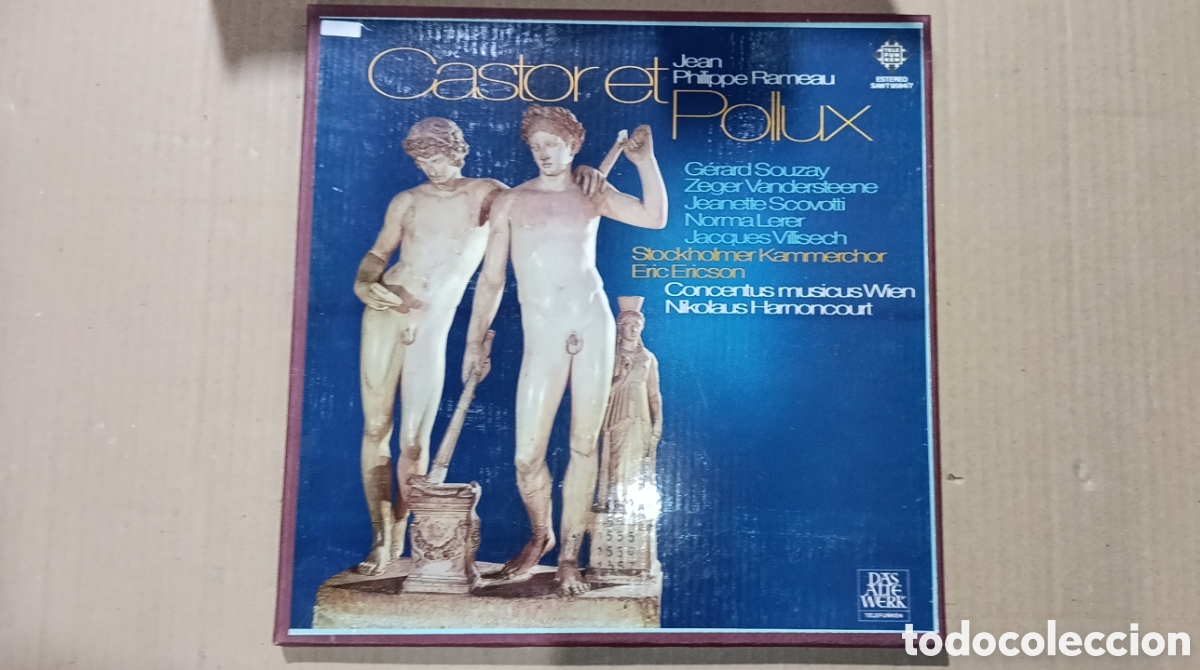 Discos de vinilo: CASTOR POLLUX RAMEAU TELEFUNKEN