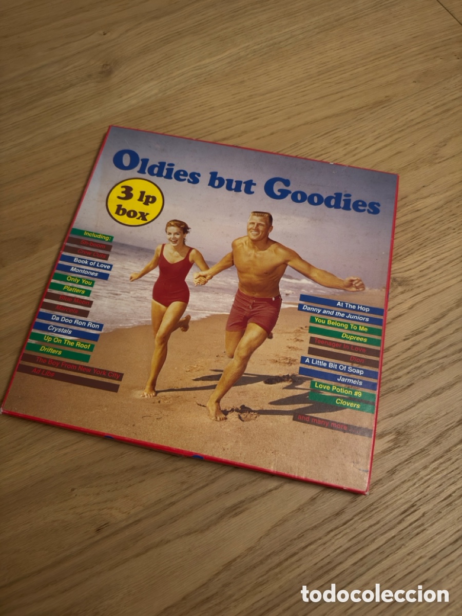 Discos de vinilo: OLDIES BUT GOODIES &ndash; 3 LP BOX &ndash; WCI UR-520 &ndash; DOO WOP / ROCK & ROLL &ndash; 1986