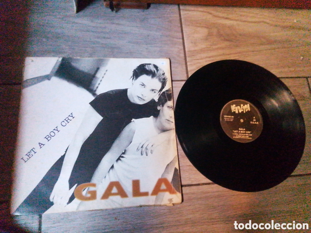 Discos de vinilo: GALA - LET A BOY CRY - MAXI - SPAIN - VENDETTA - PLS 60 - L -