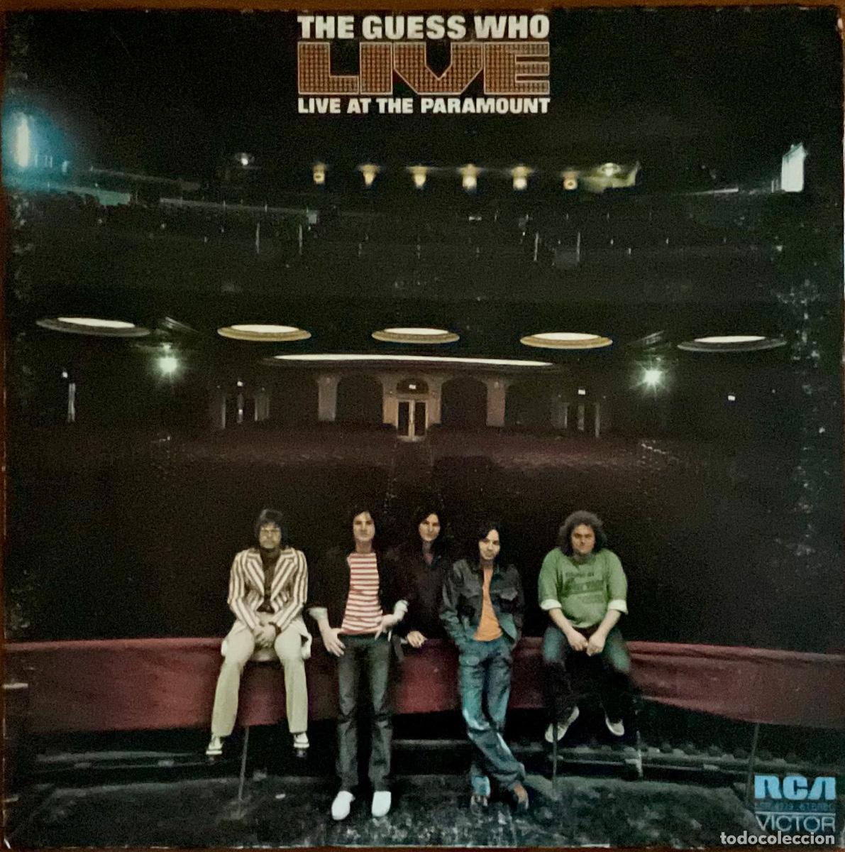 Discos de vinilo: GUESS WHO, THE - LIVE AT THE PARAMOUNT
