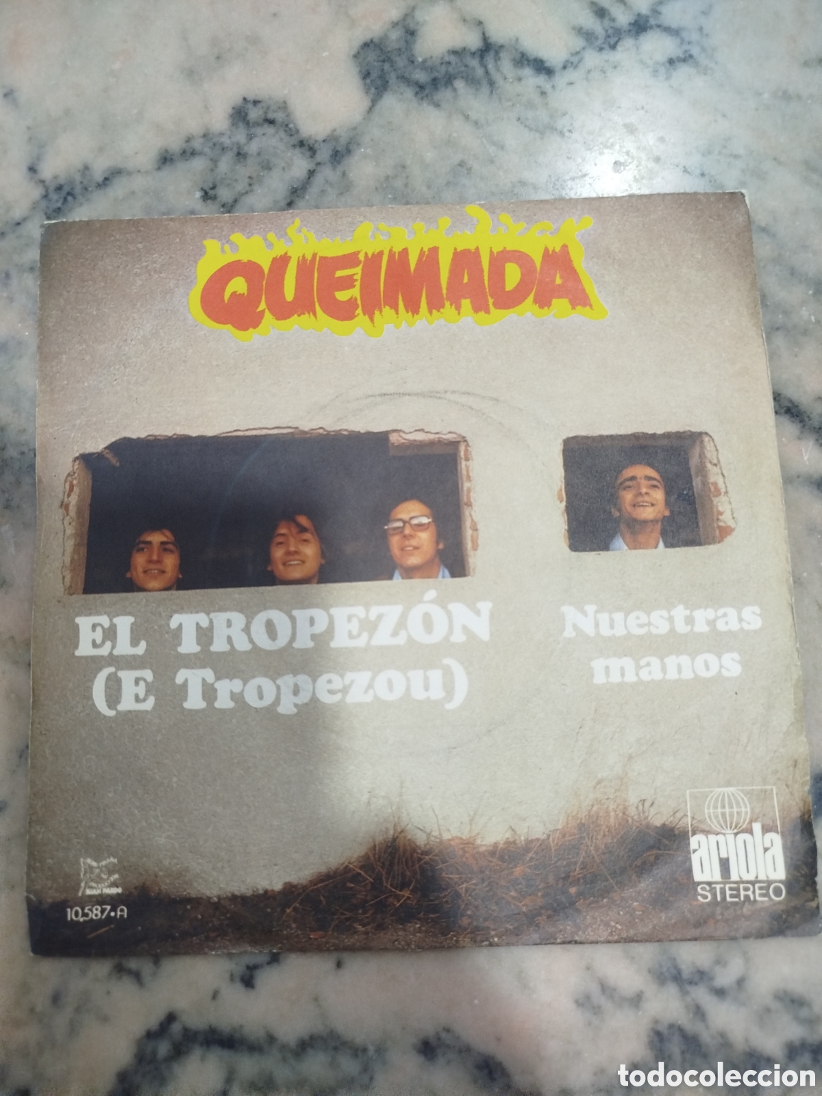 Discos de vinilo: QUEIMADA. EL TROPEZ&Oacute;N. NUESTRAS MANOS