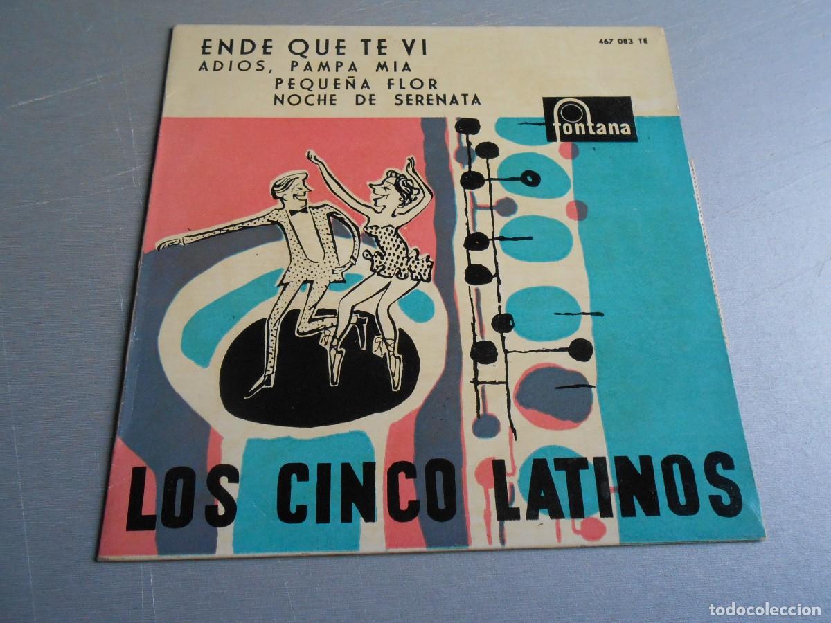 Discos de vinilo: CINCO LATINOS, LOS, EP, ENDE QUE TE VI +3, A&Ntilde;O 1959, FONTANA 467.083 TE