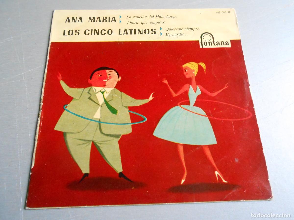 Discos de vinilo: CINCO LATINOS, LOS / ANA MARIA, EP, QUIEREME SIEMPRE +3, A&Ntilde;O 1959, FONTANA 467.006 TE