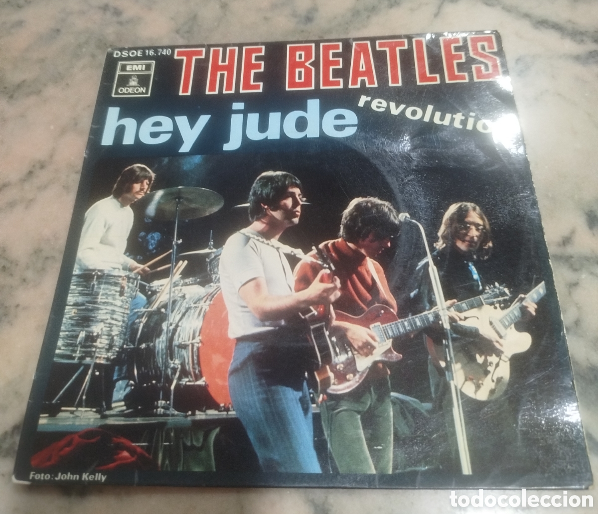Discos de vinilo: THE BEATLES 'Hey Jude / Revolution' Single Vinilo 7&rdquo; 1968 SPAIN Odeon &ndash; DSOE 16.740