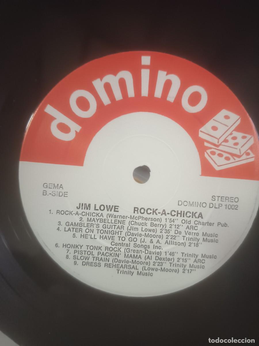 Discos de vinilo: DISCO 1 LP JIM LOWE,(ROCK- A-CHICKA) - Foto 2