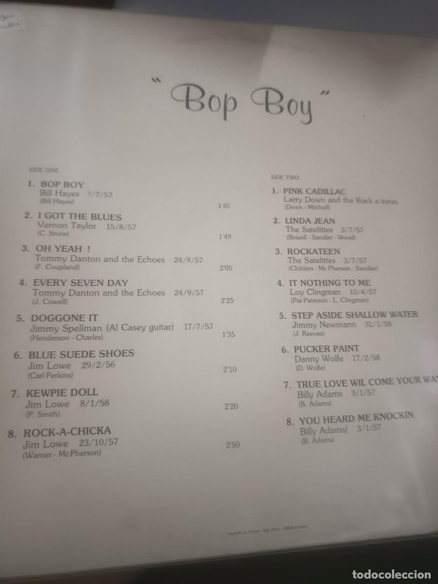 Discos de vinilo: DISCO 2 LP BOP BOY,( LONELY RECORDS) - Foto 2