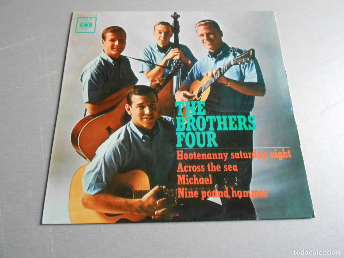 Discos de vinilo: BROTHERS FOUR, THE, EP, HOOTENANNY SATURDAY NIGHT +3, A&Ntilde;O 1963, CBS, AGS 20.189