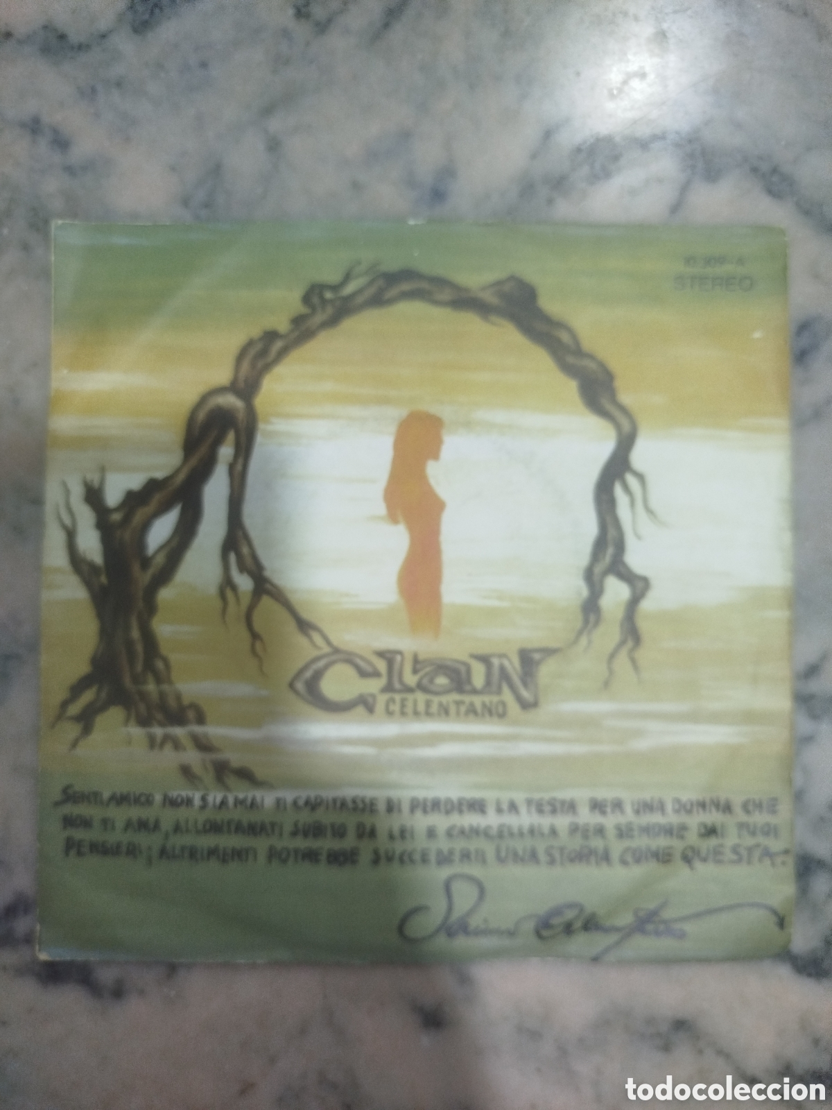 Discos de vinilo: Disco Vinilo Single 7&rdquo; Adriano Celentano &ndash; Un Albero Di 30 Piani (Clan, 1972)