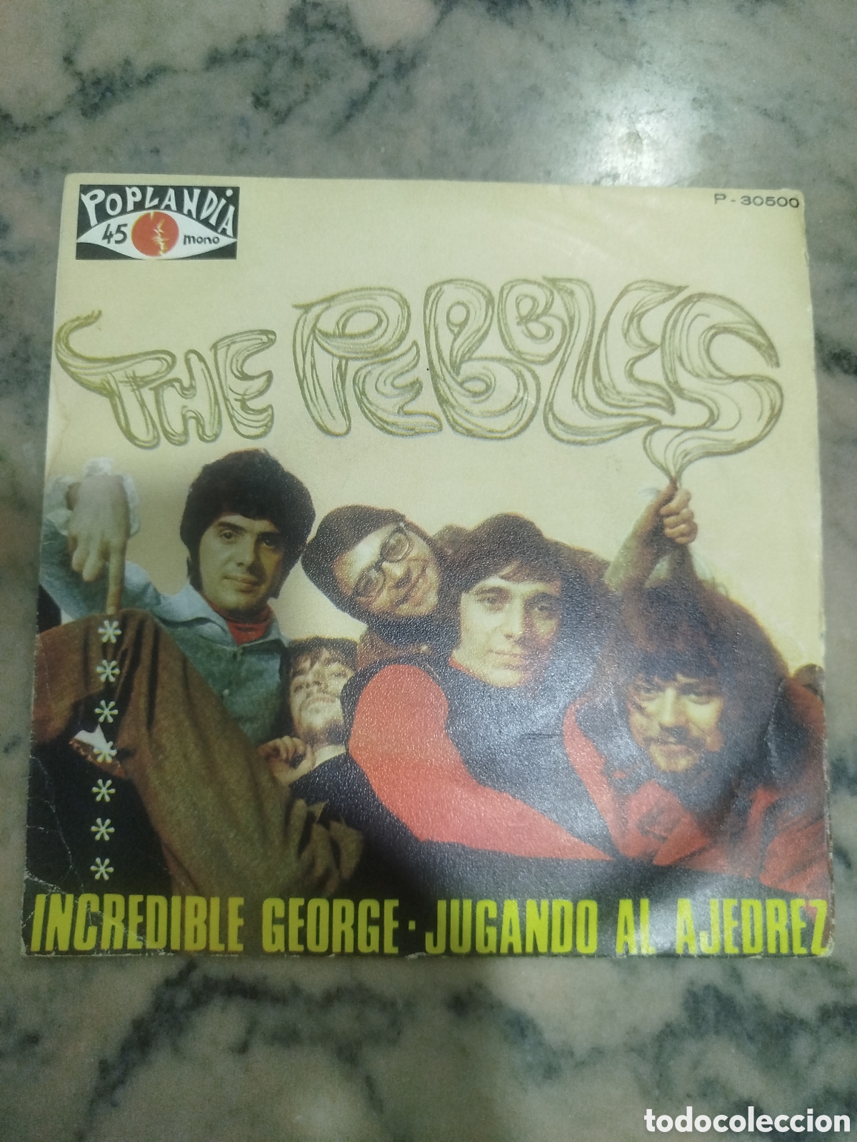 Discos de vinilo: The Pebbles &ndash; Incredible George; Jugando al ajedrez &ndash; POPLANDIA 30500 &ndash; 1969