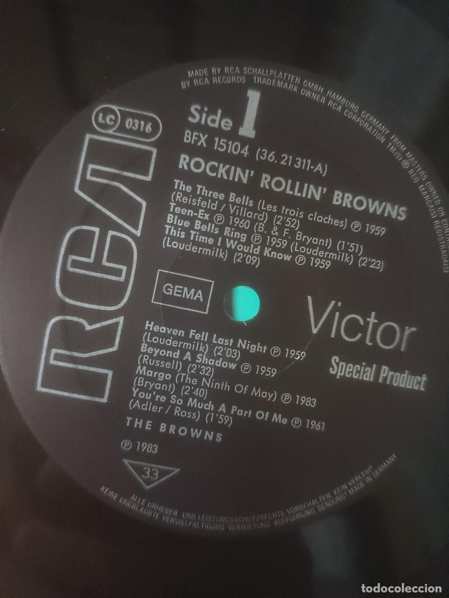 Discos de vinilo: DISCO 15 LP ROCKING ROLLIN BROWNS - Foto 3