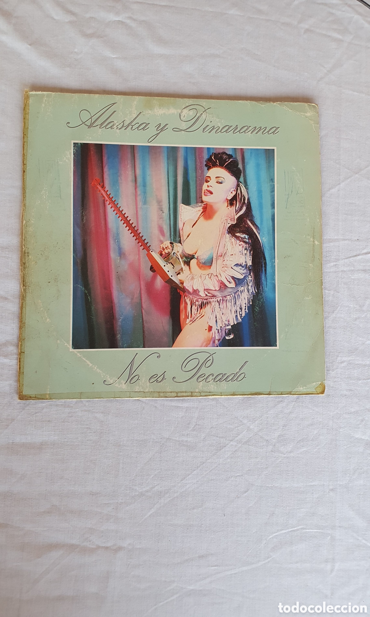 Discos de vinilo: Vinilo LP &rdquo;No es pecado&rdquo; ALASKA 1986