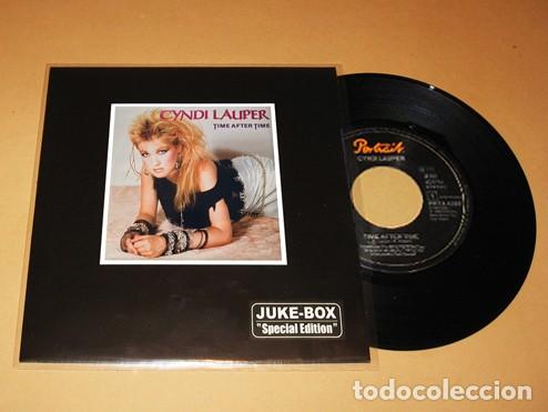 Discos de vinilo: CYNDI LAUPER - TIME AFTER TIME - SINGLE - 1983 - JUKE-BOX - SUPER BALADA 80's