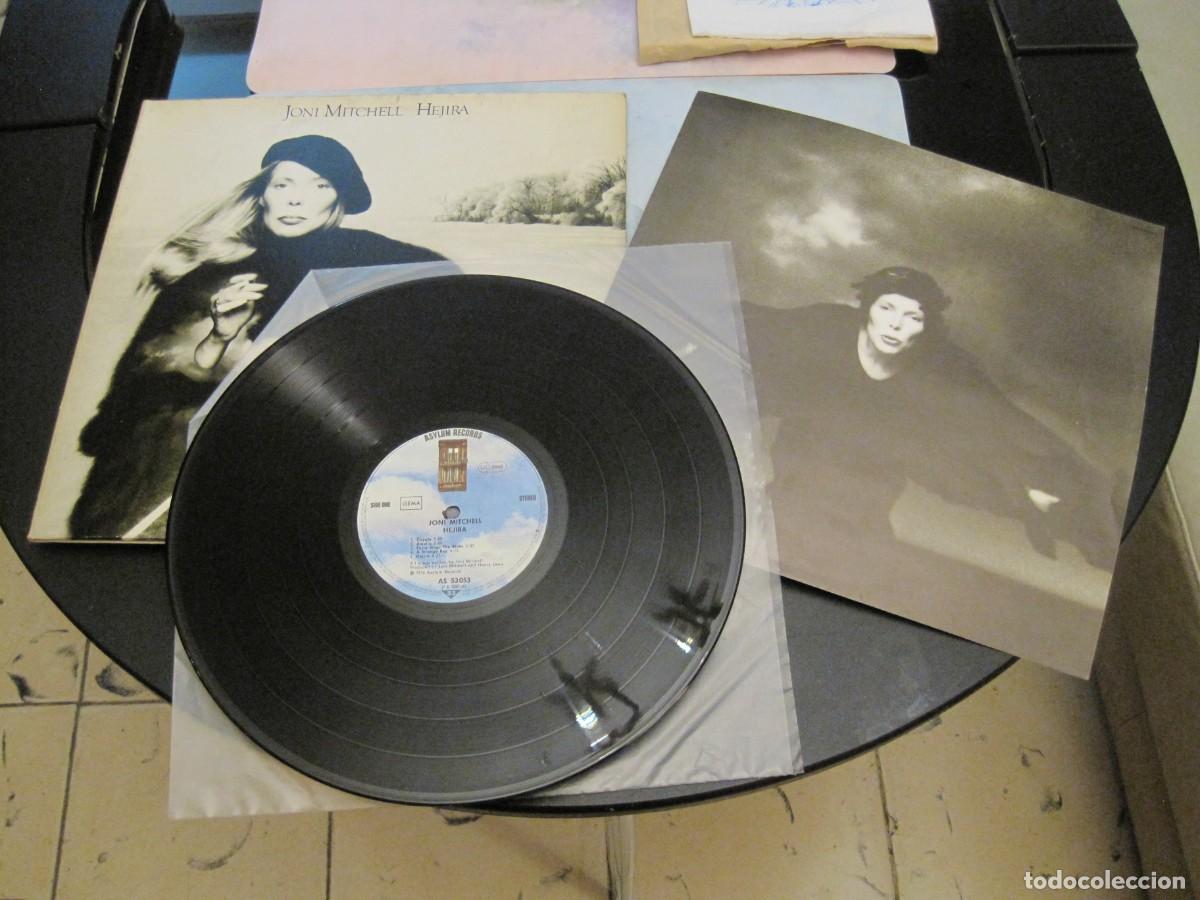 Discos de vinilo: JONI MITCHEL - HEJIRA - ASYLUM RECORDS DISTRIBU&Iacute;DO POR WEA RECORDS ALEMANIA 1976 CON INSERTOS.FOTOS.